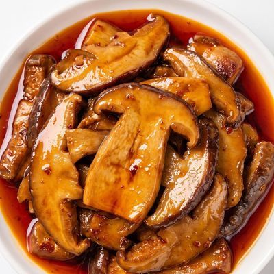 云南油淋见手青 熟制红葱牛肝菌即食野生菌 拌米线拌面下饭特产优惠商品图片