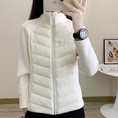 【加厚】小蛮腰运动打底棉服立领轻薄内搭秋冬保暖外套内胆收腰服【3天内发货】