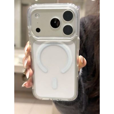 Magsafe亚克力磁吸Phone18ProMax手机壳17Pro保护套14/13/12/11