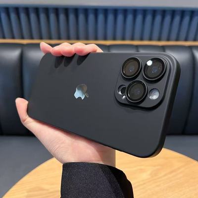 适用苹果16手机壳iPhone15超薄磨砂14/13/12/11/x简约17promax硬