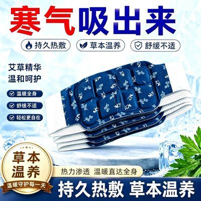艾草生姜暖腰带暖身体热敷暖腰贴自发热暖宫贴驱寒神器肚子疼