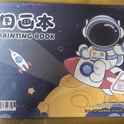 儿童画画美术A4学生图画本春秋潮男一整套搭配牛仔裤男装三件套【9月25日发完】