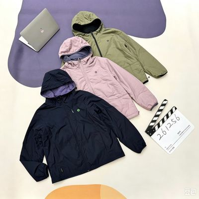 菲玛掂261256正品2026秋冬新款时尚显瘦双面穿连帽薄棉服女装外套【10天内发货】
