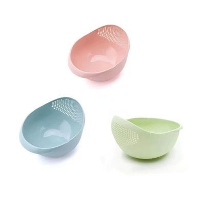 淘米器洗米筛漏塑料淘米盆篮厨房用品沥水篮洗菜篮子洗菜盆水果篮【7天内发货】