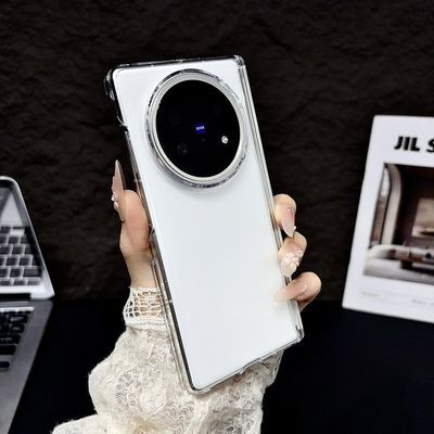 适用于vivoXFold6手机壳新高清透明磁吸双中轴折叠硬壳简约保护套优惠商品图片