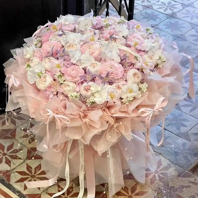 生日礼物送女生浪漫香皂花仿真玫瑰520情人节日成品花束多巴胺