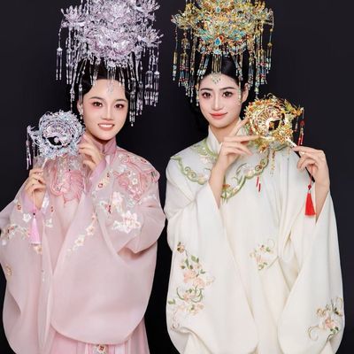 粉黛钢达鎏银凤冠3d立体拼图拼装模型手工结婚diy立体礼物新婚优惠商品图片