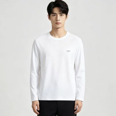 品牌撤柜剪标春秋款男装套头男士卫衣打底衫圆领长袖休闲上衣