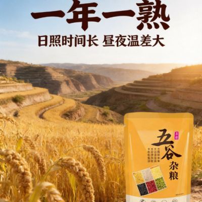 米脂小米五谷杂粮营养早餐黄小米油小米醇香陕北小米4斤装/袋优惠商品图片