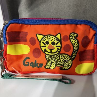 大三拉多隔层手机包高颜值卡通图案笔袋学生防水印花史努比化妆包