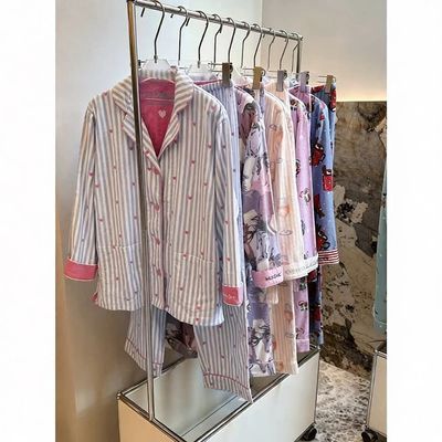 P.J.Sawage秋冬双面磨毛保暖睡衣家居服套装女 轻柔棉质月子服pjs优惠商品图片