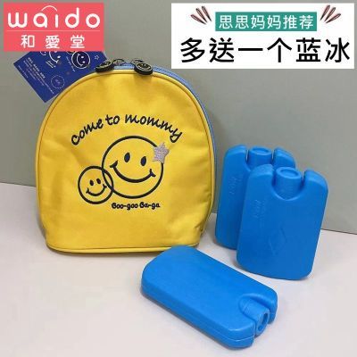 日本双奶瓶保温包母乳便携保鲜包蓝冰冰包奶瓶保温袋背奶包储奶包优惠商品图片