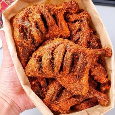 【超值10大袋】风干椒盐香辣大鸭腿解馋宿舍湖南特产卤味零食80g