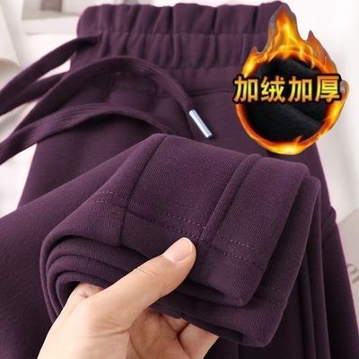 买一送一断码处理~2026尾单大牌剪标秋冬加绒加厚男女卫裤运动裤