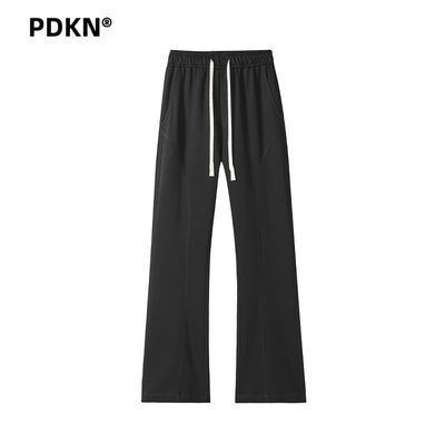 PDKN潮牌美式高街弯刀卫裤男2026春秋新款宽松微喇休闲运动长裤子【4天内发货】优惠商品图片