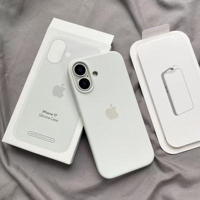 高颜值苹果17proTpu硅胶iPhone17全包大孔网红ins风15纯色防摔16