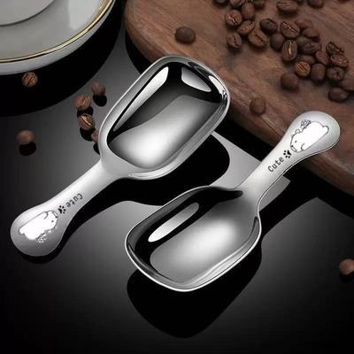 卡皮巴拉不锈钢加厚短柄茶匙迷你小勺子咖啡量勺茶勺茶叶挖勺汤勺【7天内发货】