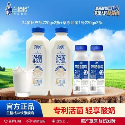 【兰格格】酸奶 24菌240g草原活菌一号220g 零蔗糖 兰格格24菌酸奶优惠商品图片