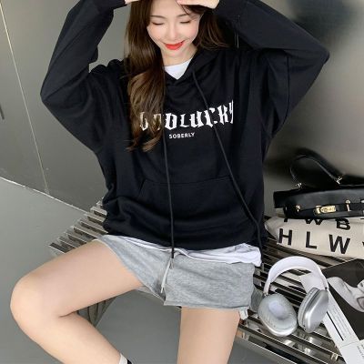 军绿色连帽卫衣女2026新款秋季小个子宽松慵懒风韩系外套长袖上衣