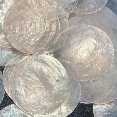 天然贝壳高透高亮双孔镜贝网红DIY-婚庆-幼儿园diy贝母片ins风