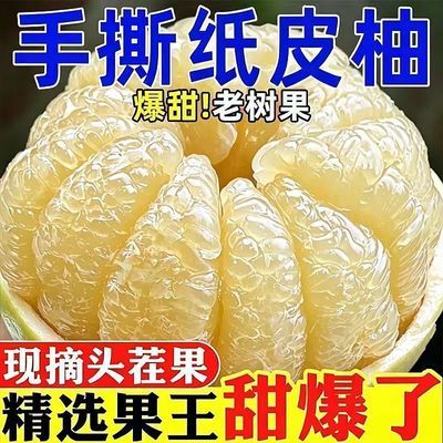 【爆甜】福建平和白心蜜柚白肉柚子应季新鲜水果薄皮孕妇琯溪白柚