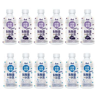 【康师傅】小酪多多乳酸菌原味/巨峰葡萄330ml*12混合小瓶饮料奶饮品