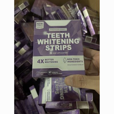 外贸出口牙齿美白牙贴去牙渍黄牙不伤牙teeth whiteining strips