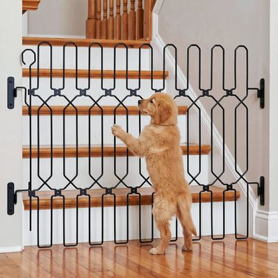 折叠宠物围栏室内家用阻拦门栅栏伸缩狗狗猫专用加高防护栏隔离门