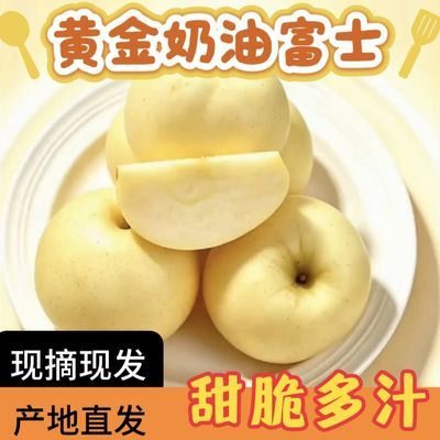 《2026当季头茬》黄金奶油甜脆爽口满口爆汁产地直发富士苹果