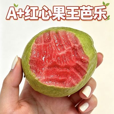 草莓红芭乐番石榴奶油冰淇淋红心芭乐新鲜水果番石榴软心软糯