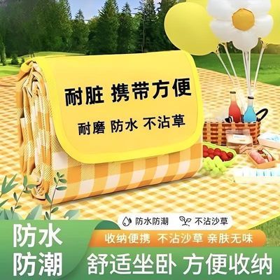 野餐户外防潮垫便携春游地垫沙滩ins防水露营加厚垫子草坪野炊