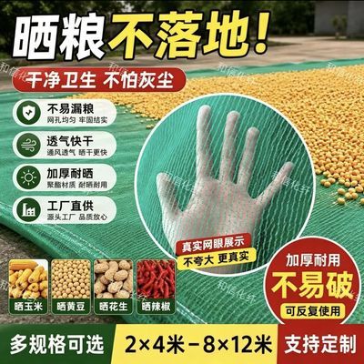 农用晒粮网晾加密特厚晾晒网透气垫布晒粮神器加厚晒稻谷玉米小麦