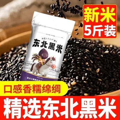 东北农家黑米新米五谷杂粮香米鲜黑米粥孕妇代餐粗粮批发黑米