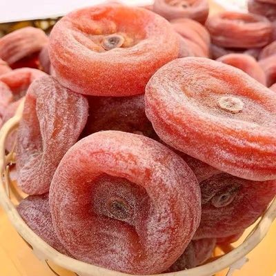 【手工晾晒】独立包装正宗广西柿饼霜降农家糖心柿饼一整箱批发价