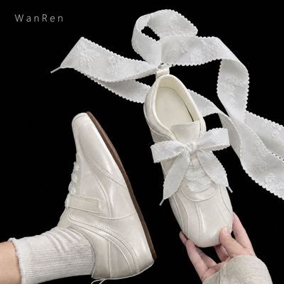 WanRen宽版毛巾花纹鞋带