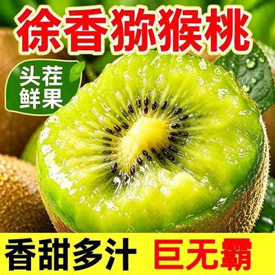 巨无霸大果【彩箱】正宗徐香猕猴桃12/20枚陕西新鲜当季水果包邮