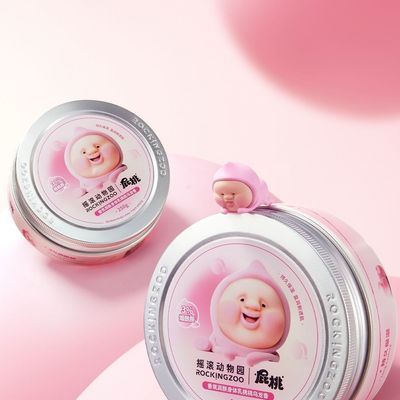 摇滚动物园身体乳香氛屁桃联名款补水保湿滋润蜜桃2罐装