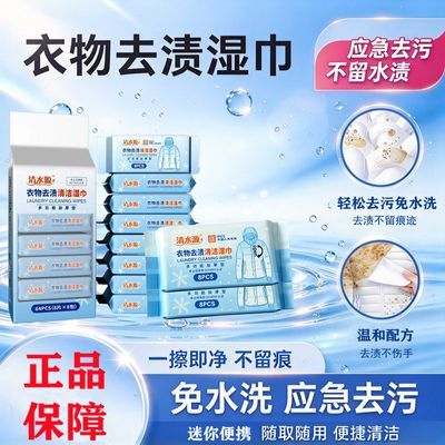 羽绒服清洁湿巾去油污渍一次性干洗剂清洁神器清洁剂免洗湿纸巾