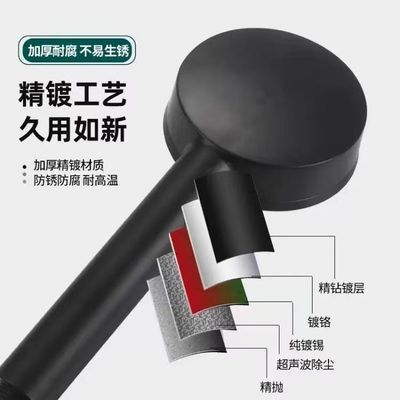 粗孔正品方形通用型一体专用花洒