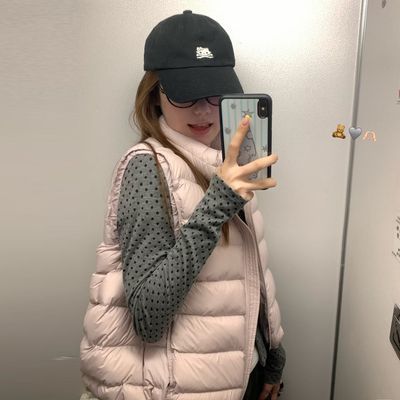 排骨夹棉马甲女短款2026新款韩系宽松轻薄早秋冬小个子可外穿外套