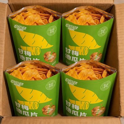 酸甜巨开胃】甘梅地瓜干原切红薯片香脆解馋零食新鲜蜜薯网红小吃
