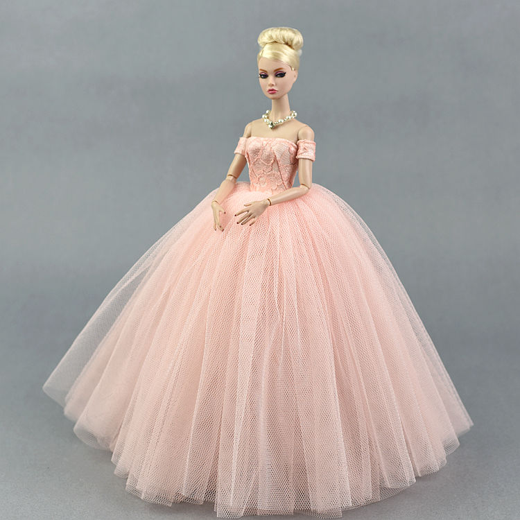 30cm6分娃芭比娃娃心怡衣服装换装小然娃衣barbie礼服公主婚纱裙