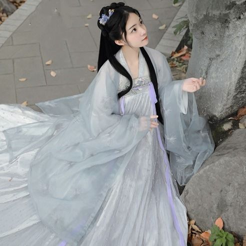 汉服女仙气飘逸古风齐胸襦裙六米摆中国风古装女汉服