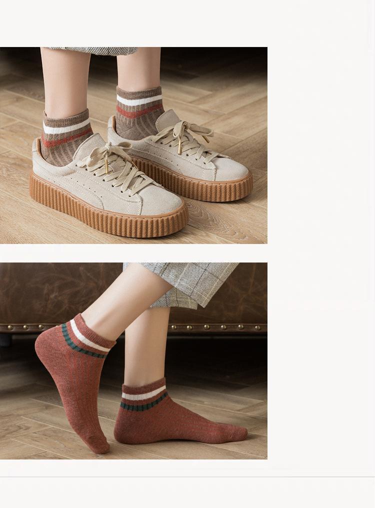 Women's Ankle Socks Pure Cotton Odor-resistant Trendy Mid-tube_voghion.com