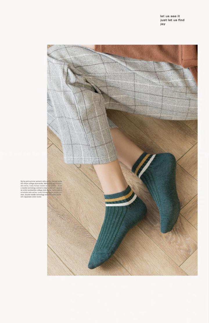 Women's Ankle Socks Pure Cotton Odor-resistant Trendy Mid-tube_voghion.com