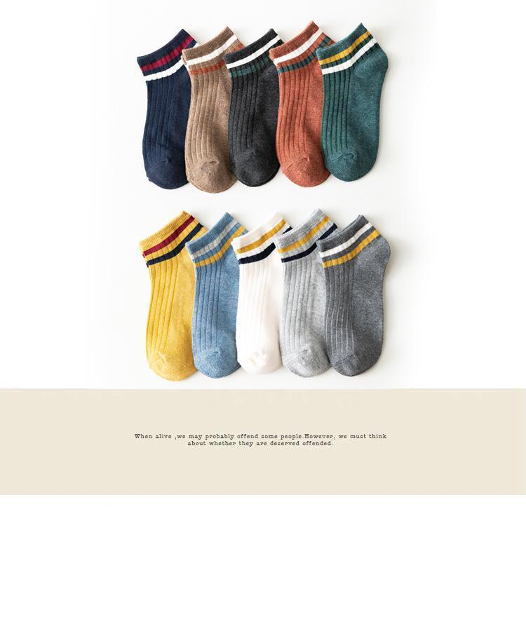 Women's Ankle Socks Pure Cotton Odor-resistant Trendy Mid-tube_voghion.com