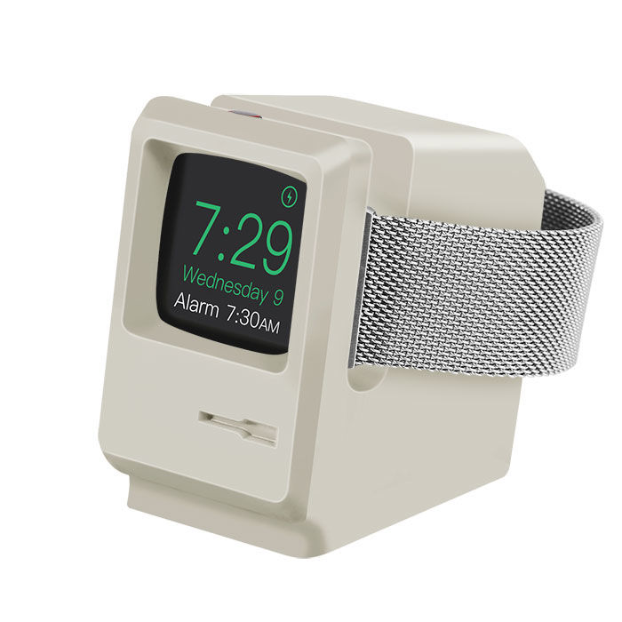 适用苹果iwatch s1-s9代38/40/42/44/45复古支架充电底座ultra版