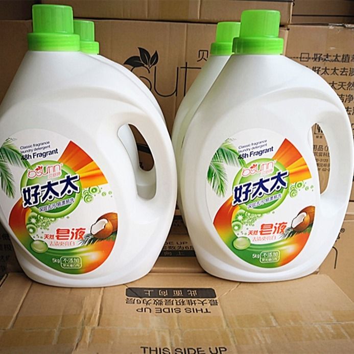 贝舒婷好太太洗衣液深层去污易漂易洗5l(10斤)天然皂液去渍更亮白