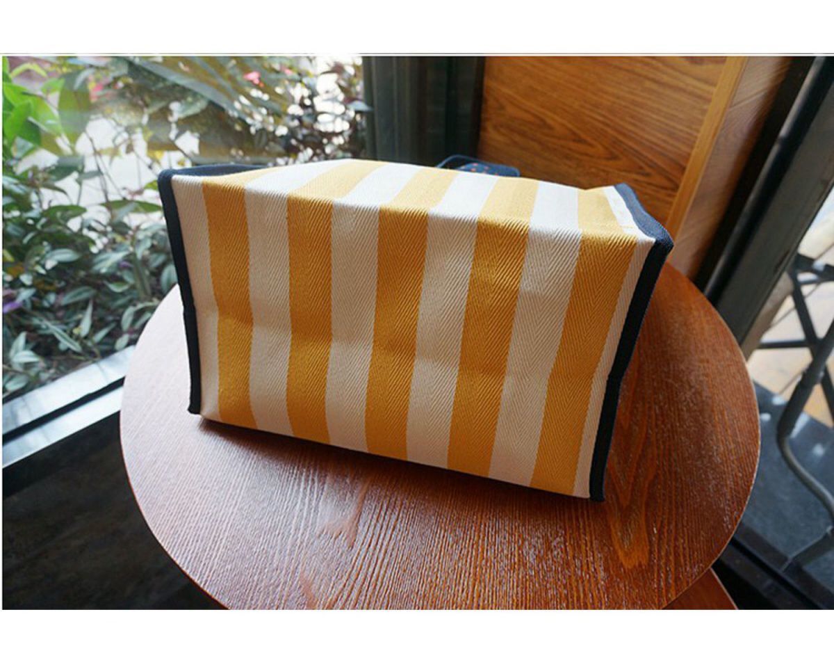 Large-Capacity Hand-Carried Take-Away Lunch Thickened Waterproof Canvas Shopping Bag Portable Portable Travel Bag
