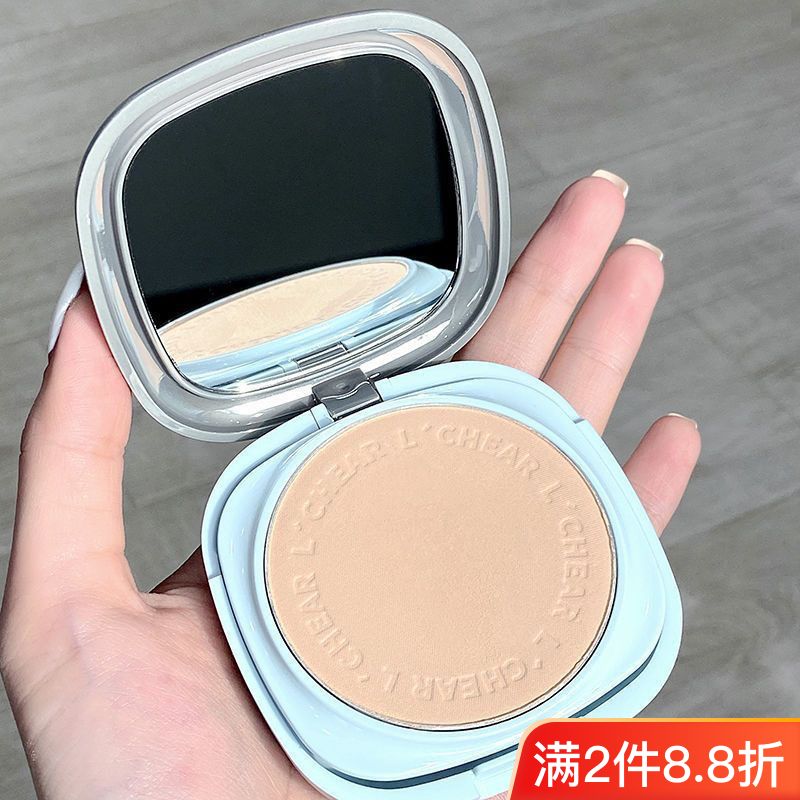 蕾琪控油防曬定妝粉餅持久遮瑕保濕防水防汗不卡粉散粉帶粉撲正品